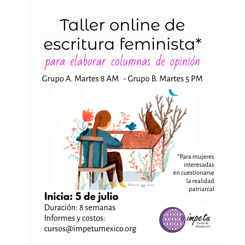 Taller online de escritura feminista