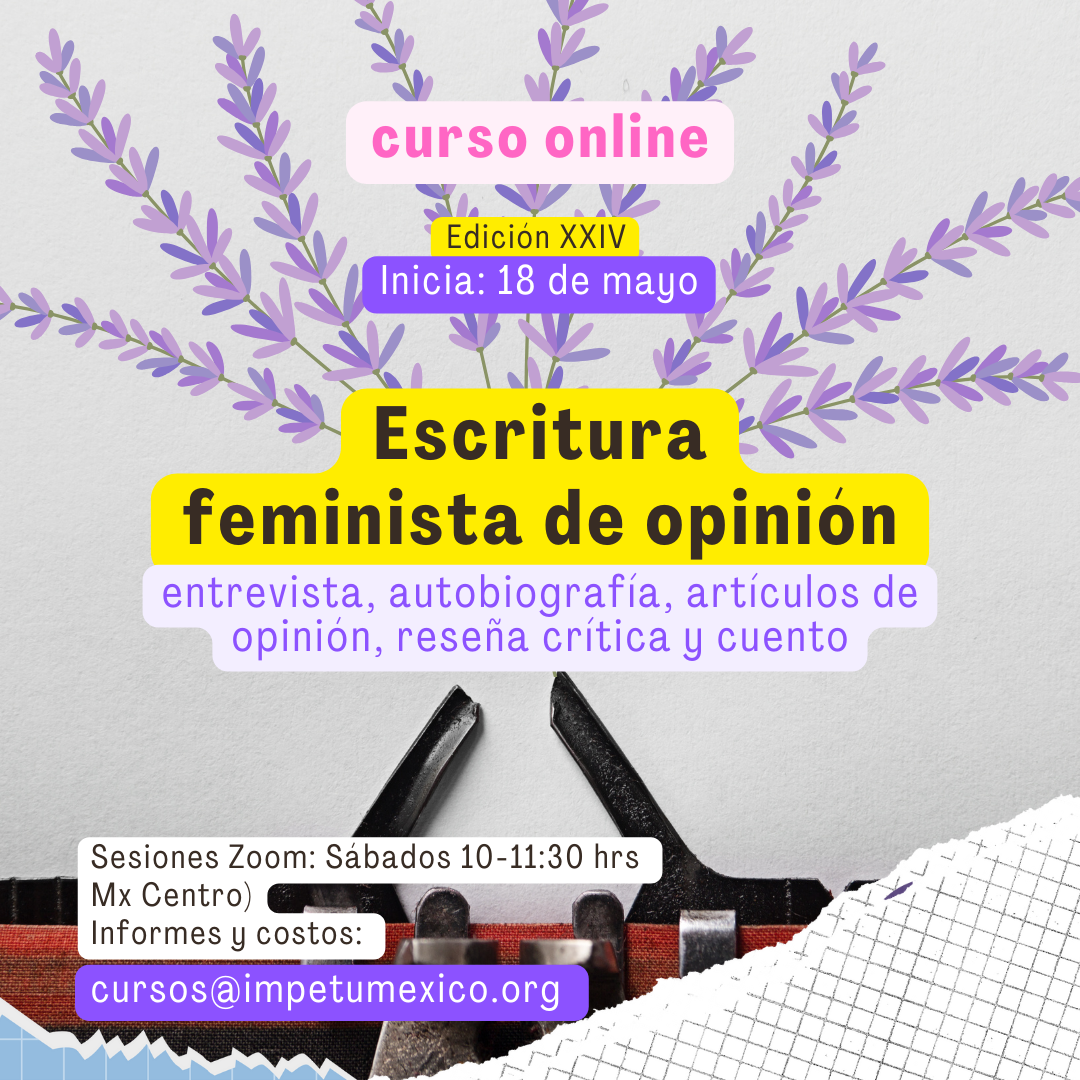 Escritura feminista de opinión – Edición 24