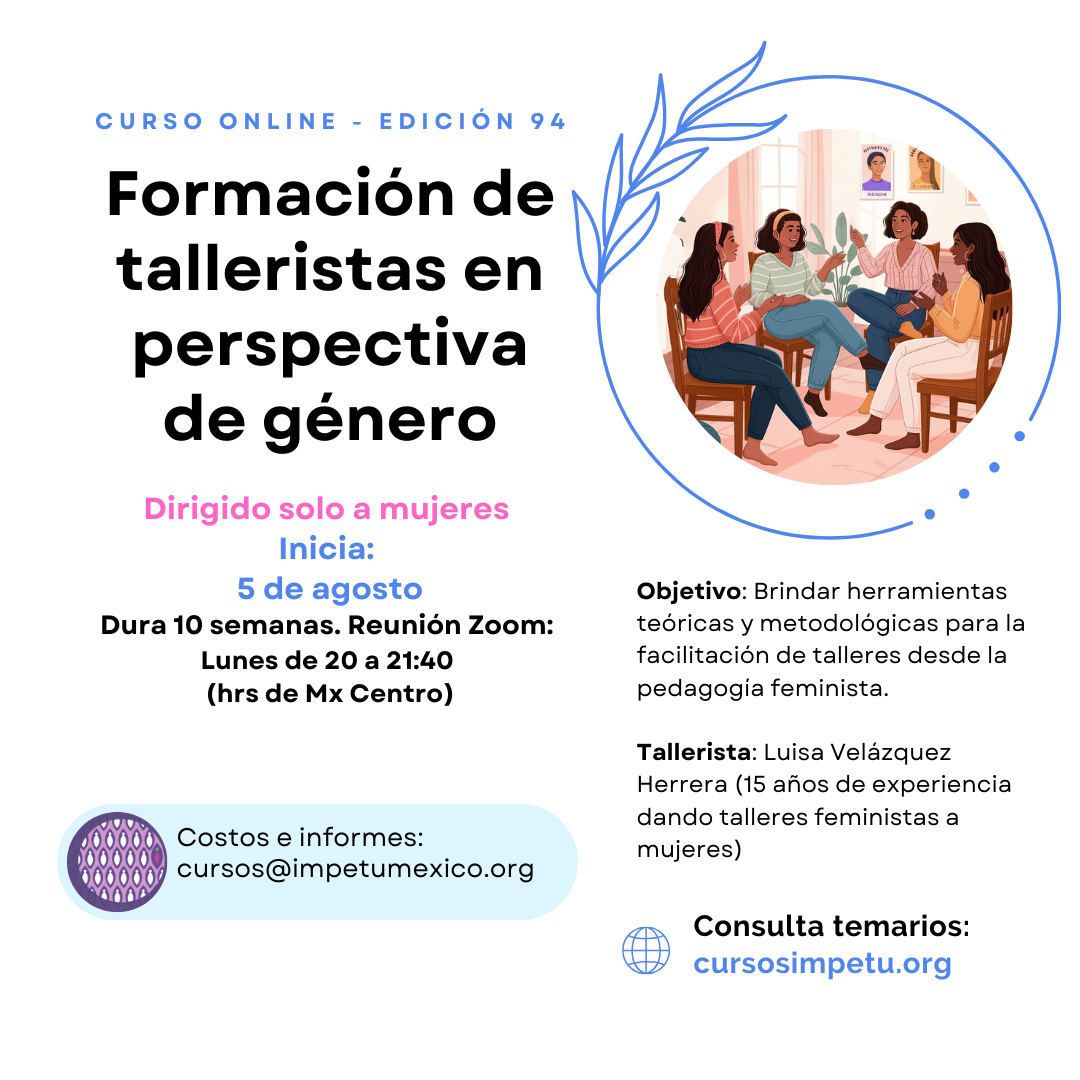 Formación de talleristas en perspectiva de género