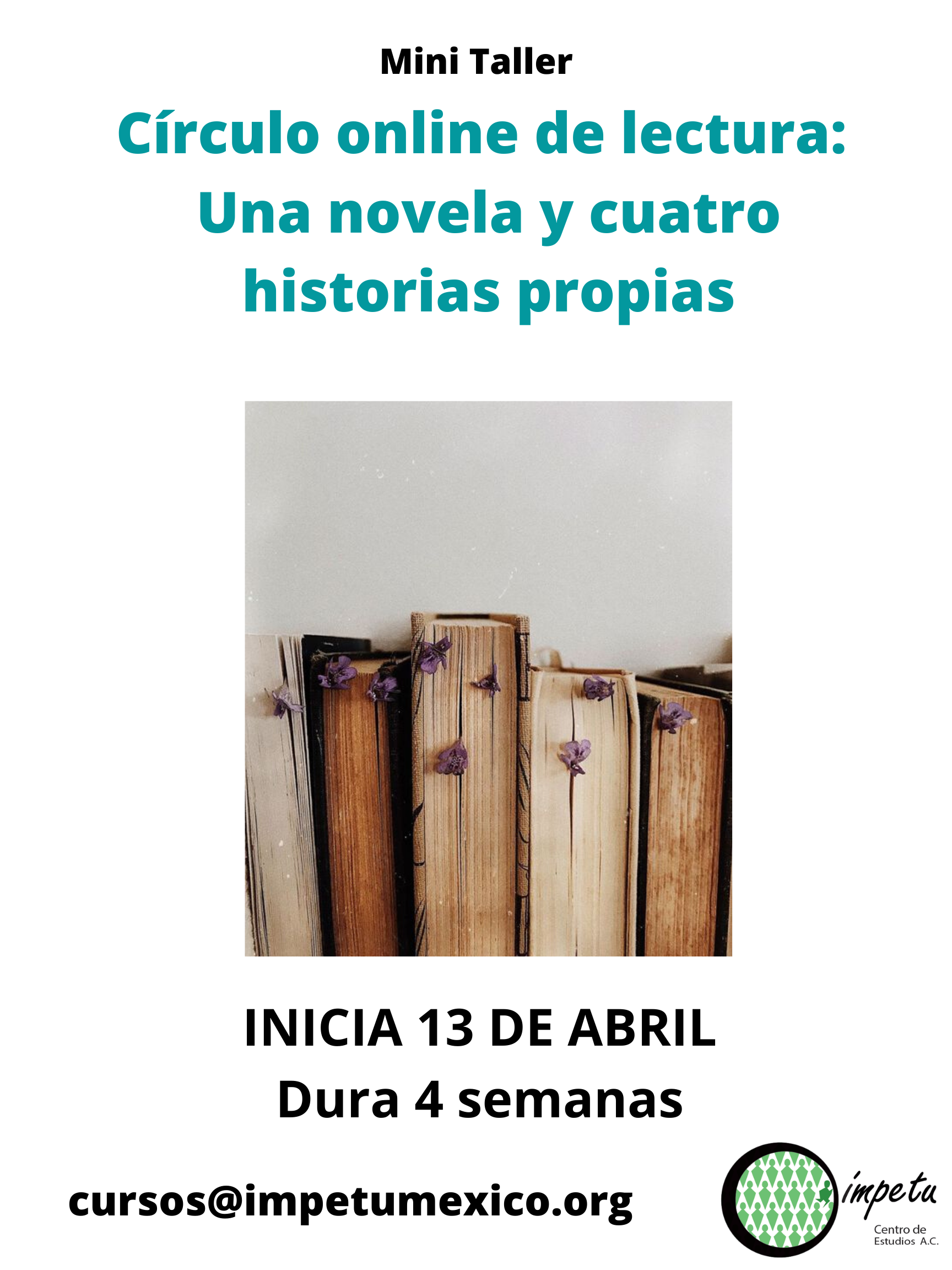 Círculo online de lectura: Una novela y cuatro historias propias