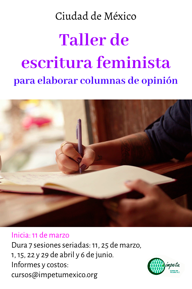 Escritura feminista para elaborar columnas de opinión