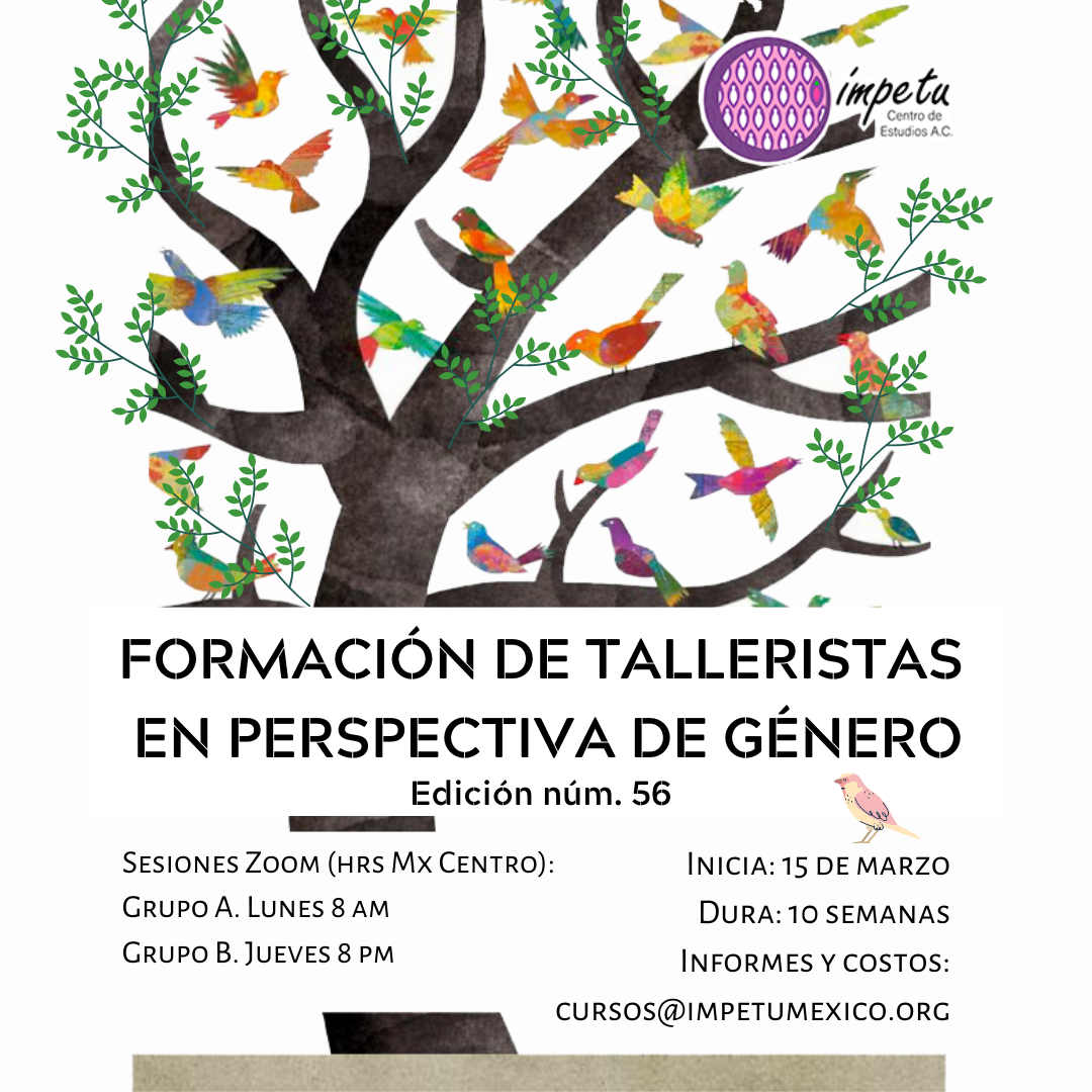 Curso online: Formación de talleristas en perspectiva de género – Edición núm. 56