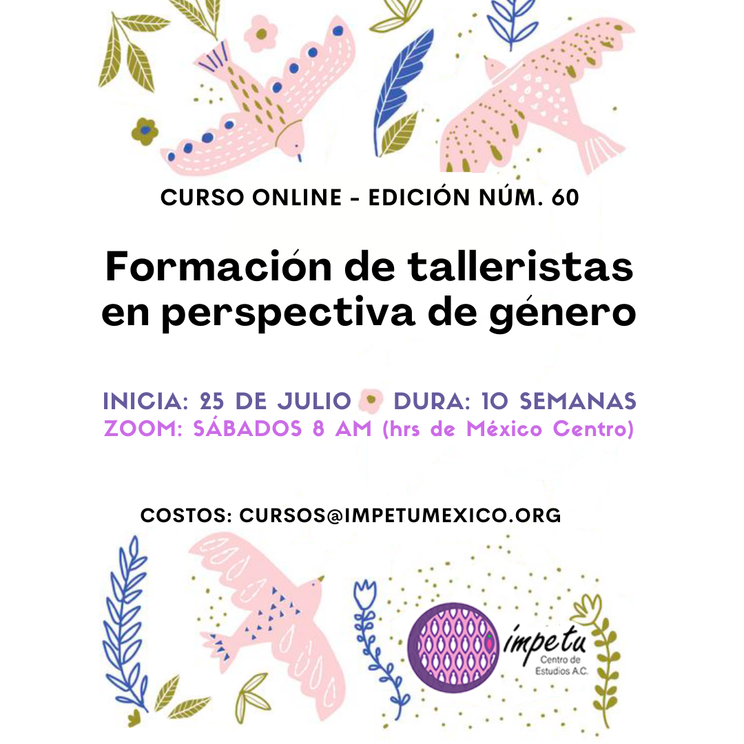 Formación de talleristas en perspectiva de género – edición 60