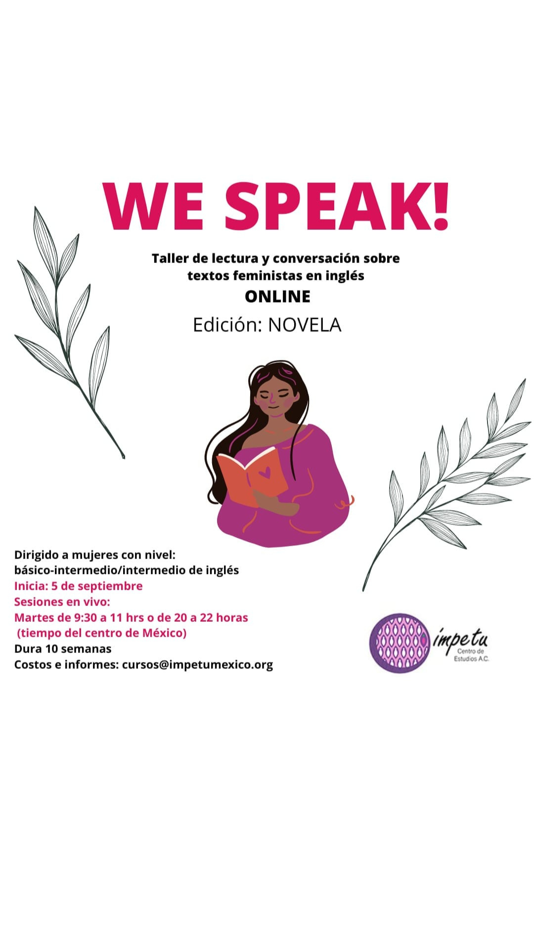 We Speak! Edición: Novela