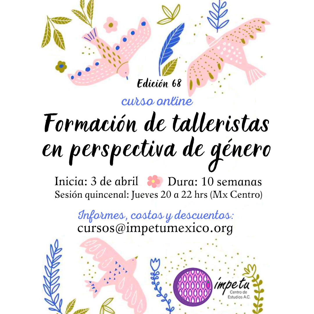 Formación de talleristas en perspectiva de género – edición 68