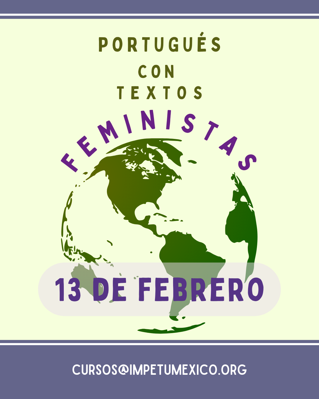 Portugués con textos feministas