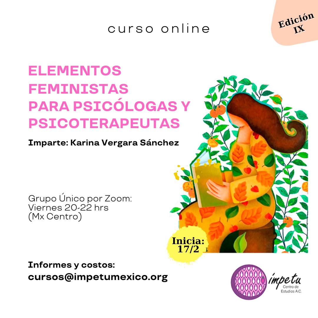 Elementos feministas para psicólogas y psicoterapeutas – Edición X