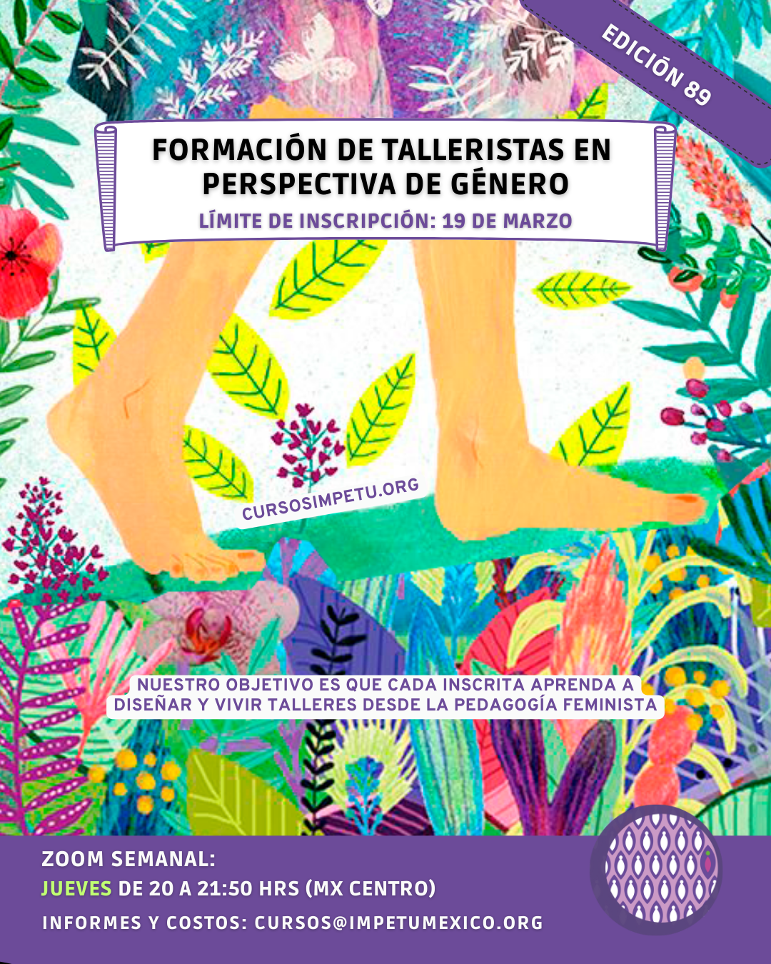 Formación de Talleristas en Perspectiva de Género – Edición 89