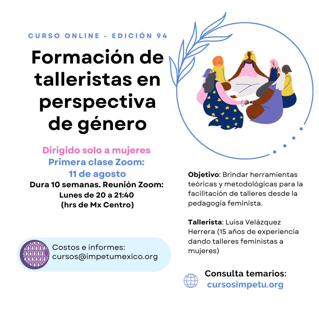Formación de talleristas en perspectiva de género