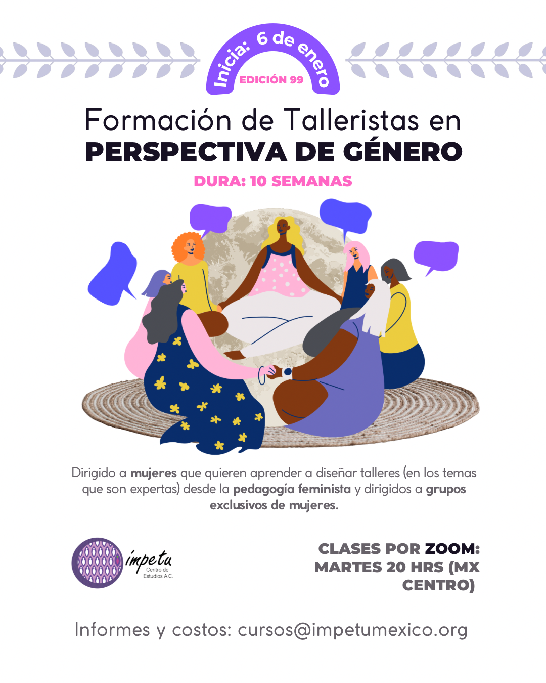 Formación de Talleristas en Perspectiva de Género