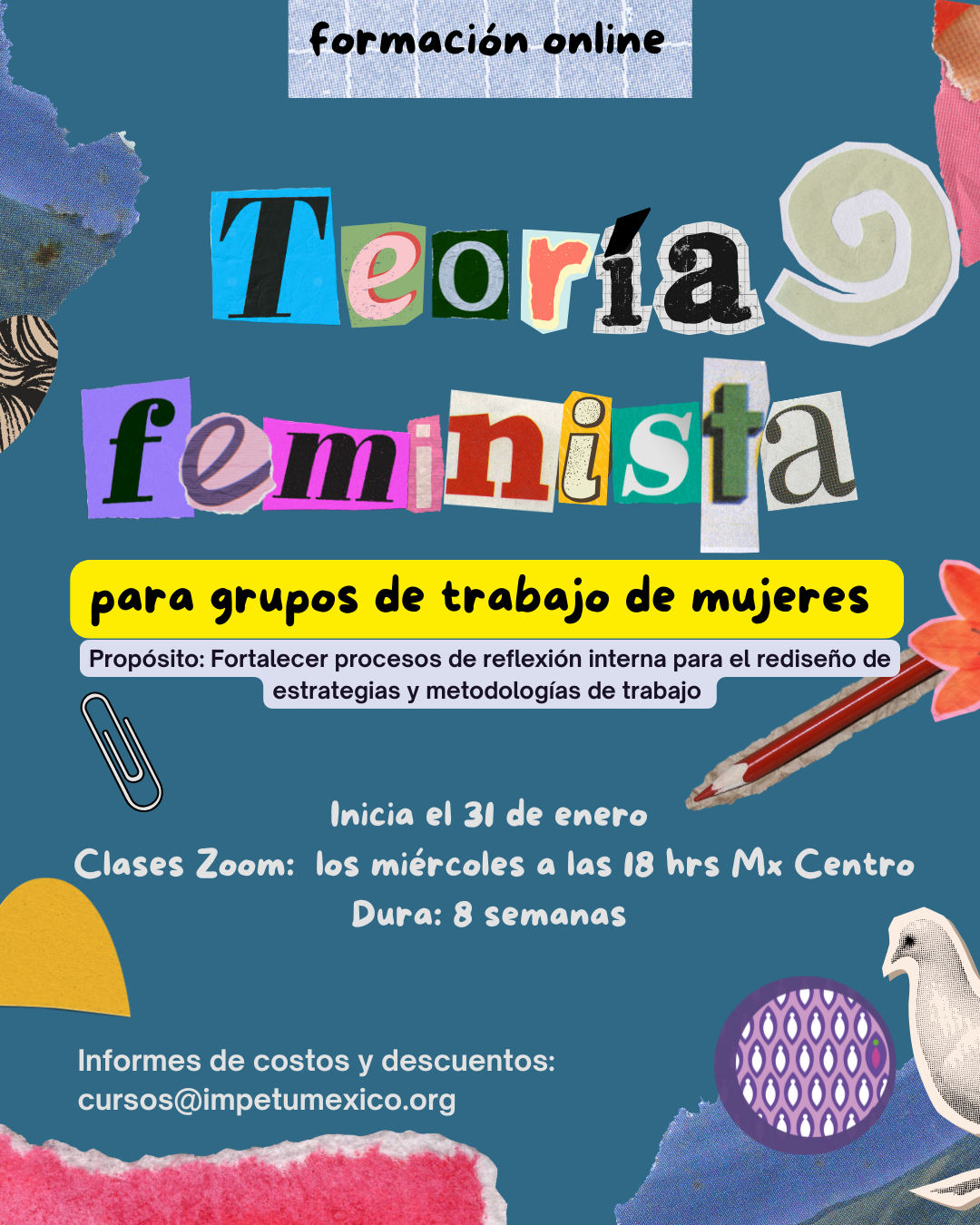 Teoría Feminista para Grupos de Trabajo de Mujeres – 31 de enero
