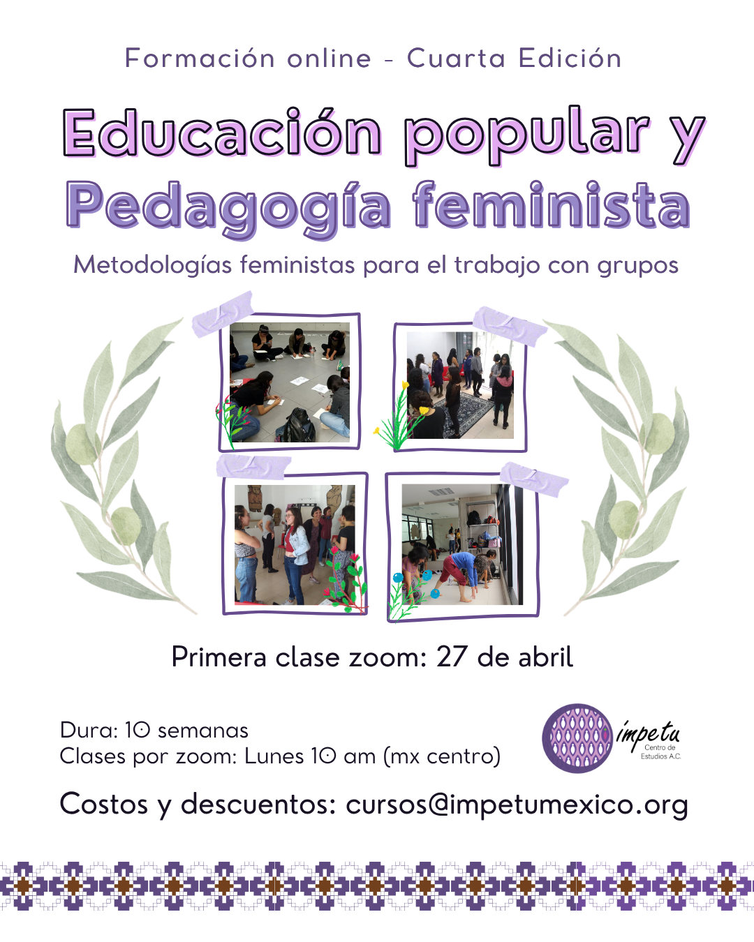 Educación Popular y Pedagogía Feminista – 4ta edición