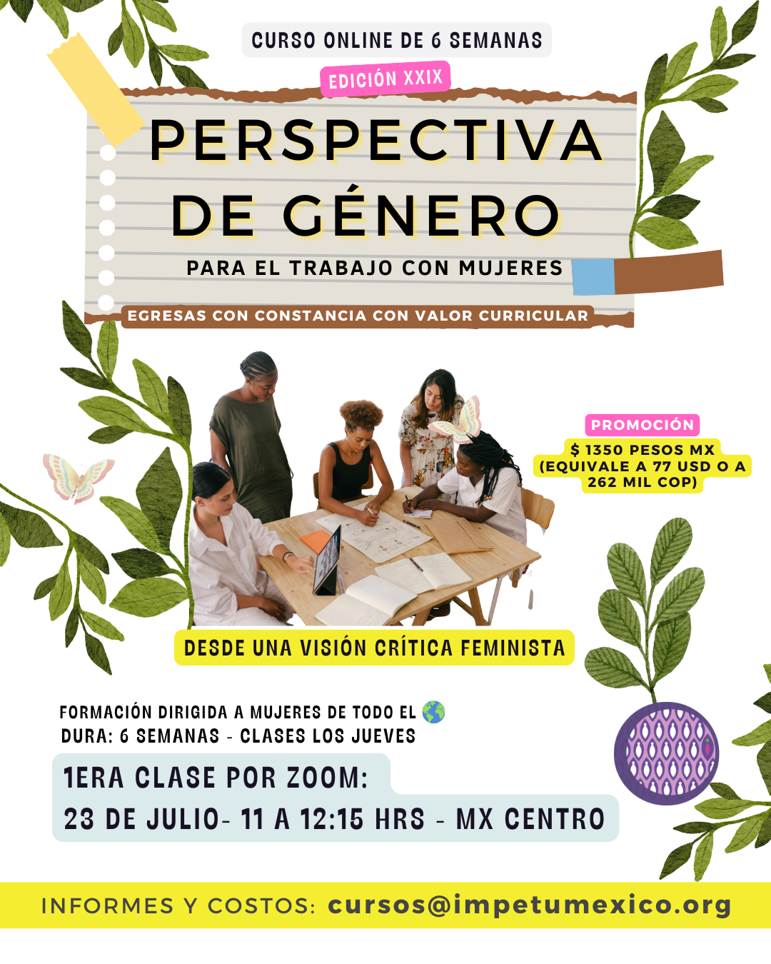Perspectiva de género para el trabajo con mujeres