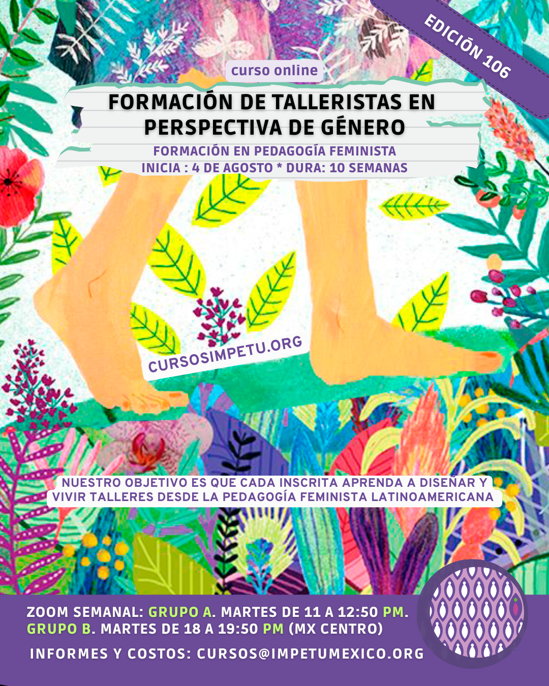 Formación de Talleristas en Perspectiva de Género – Edición 106