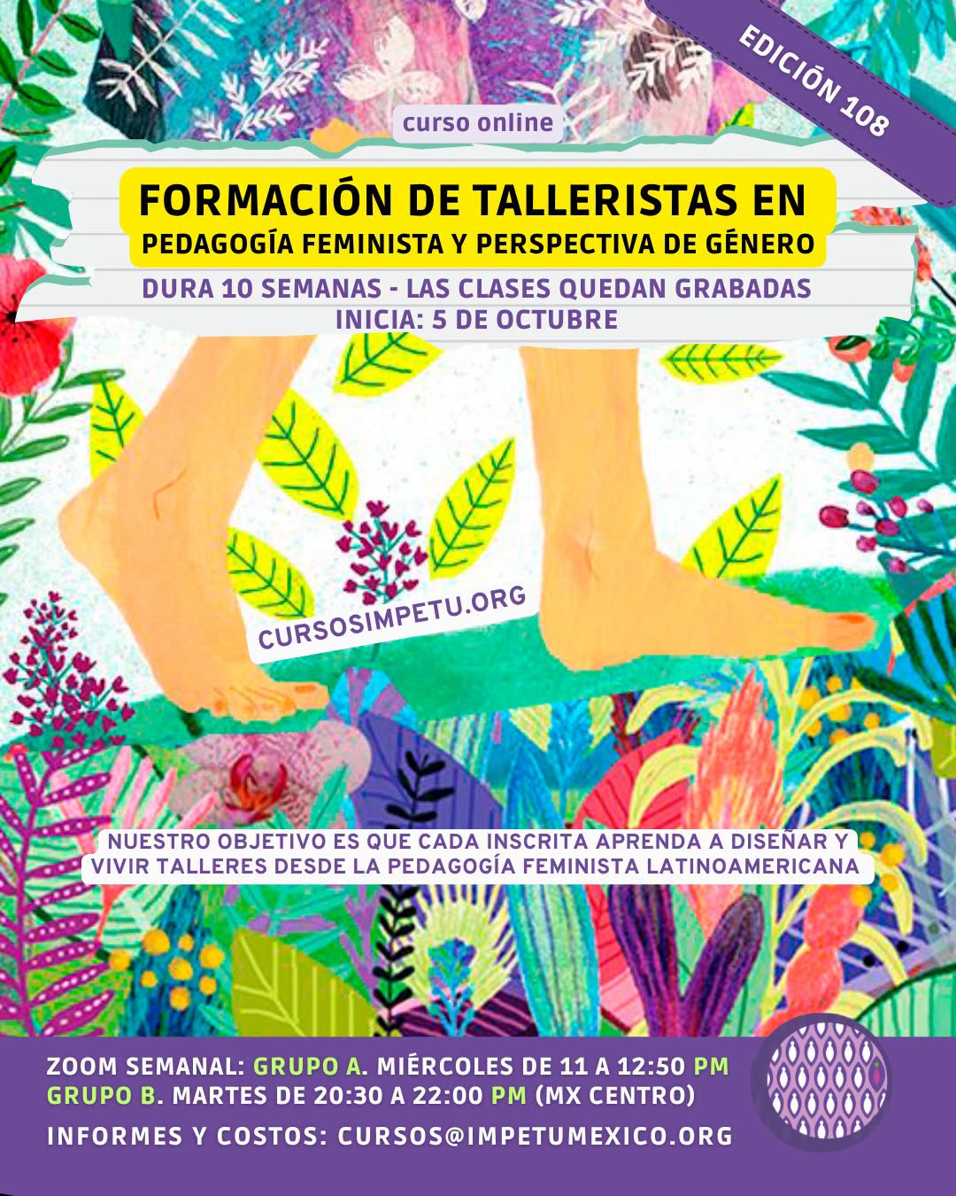Formación de Talleristas en Pedagogía Feminista y Perspectiva de Género